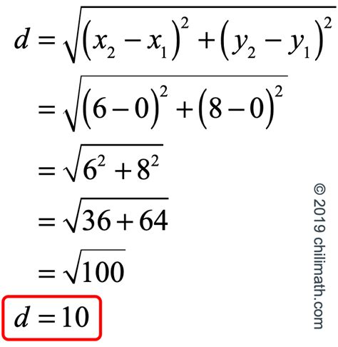 distance formula examples.